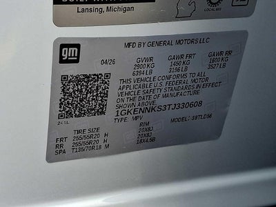 2026 GMC Acadia Elevation