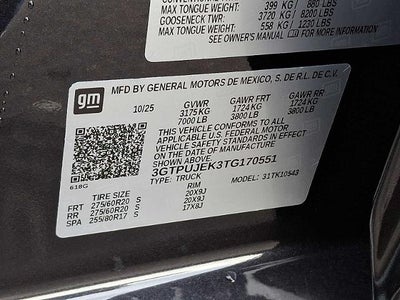 2026 GMC Sierra 1500 Elevation