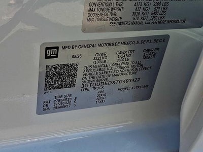 2026 GMC Sierra 1500 SLT