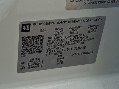 2026 GMC Sierra 1500 AT4