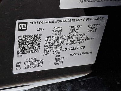 2026 GMC Sierra 1500 AT4X